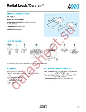 MR041A4R7DAA datasheet  